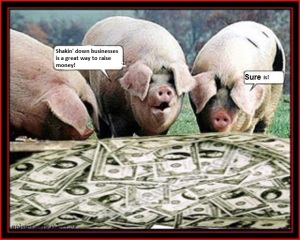 pigs at the money trough